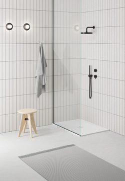 H2 170x80 - Ceramic shower tray by GSI ceramica - view 3